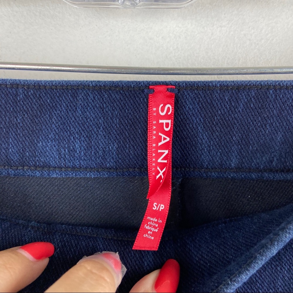 Spanx Jean-ish Ankle Legging Pull-on‎ Denim Small - Picture 5 of 5